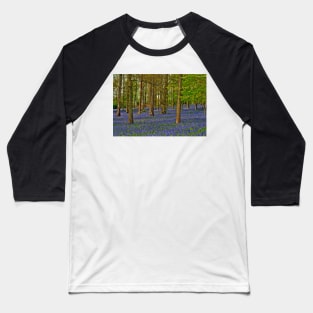 Bluebells Bluebell Woods Greys Court Oxfordshire UK Baseball T-Shirt